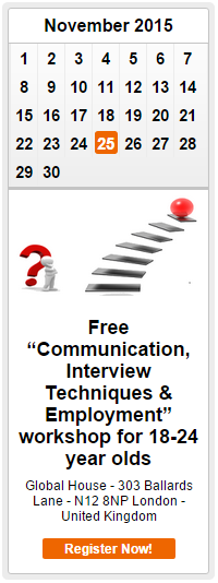 Free Communication, Interview Techniques and Employment Workshop in North Finchley