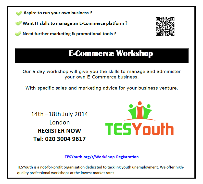 Start your own online E-Commerce business
