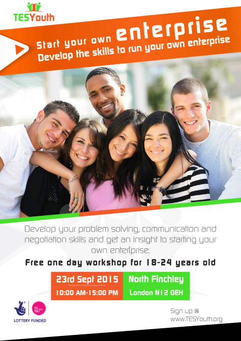 Enterprise workshop for Youth in North London
