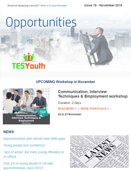 TESYouth Newsletter November 2016